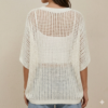 Gemini_Generated_Image_b1cwi4b1cwi4b1cw (3) Bohemian White Hollow Out Knit Mesh Loose Over-Top - Summer Resort Sun Protection Shirt